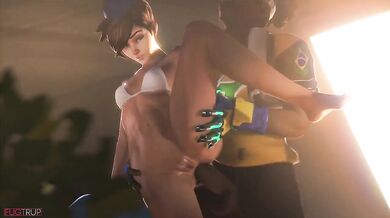 Anal Destruction with Lucio and Tracer