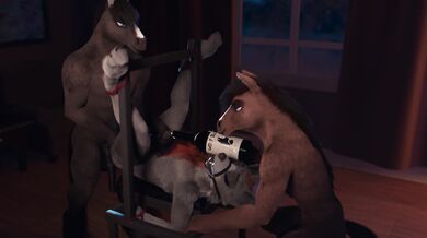 Runolfur's Christmas Bonanza with Two Horse-Sized Lovers!