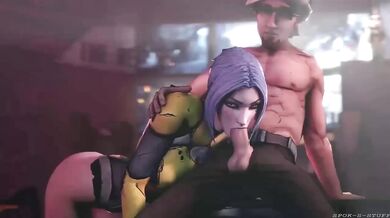 Naughty Maya Gives Borderlands BJ in Spokes!