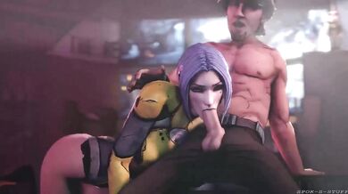 Naughty Maya Gives Borderlands BJ in Spokes!