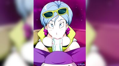 Jaco's Hard Cock Explodes in Bulma's Mouth