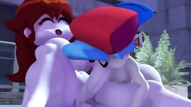 Boyfriend gives Futanari Girlfriend a wild ride with screams of pleasure.