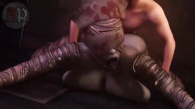 Naughty Nurse's Doggy Style Desires Fulfilled in Silent Hill