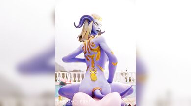 Epic Orgy with Draenei and Elf Futas in the Pool!