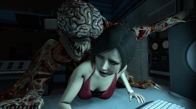 Licking Ada Wong's Synthetic Titties [XXX Hentai]
