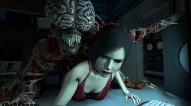 Licking Ada Wong's Synthetic Titties [XXX Hentai]