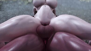 Voluptuous Chestnut-Haired Mother and Her Huge Shemale Penis