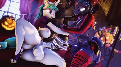 Halloween Night with MLP [blackjrXIII]