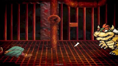 Busty Princess Peach and the Destruction of Universe 7 in Daddy Bowser's Hands [HD Remix]