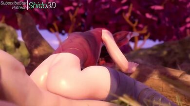 Outdoor Fuck Fest: Shidosan and Xayah's Forest Romp Released for Public Consumption