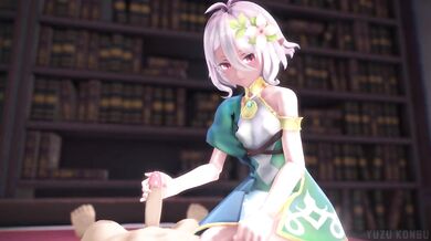 Yuzu Konbu's Sensual Handjob and Sex in 'Kokkoro'