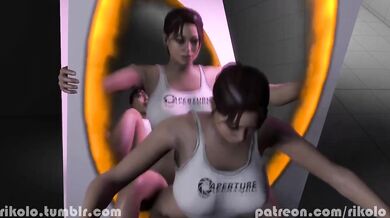 - Portal ass penetration performed by Rikolo