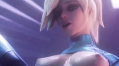 Mercy: The Porn Parody of the Hit Game 'HMV' Featuring an Epic Collapse Scene!