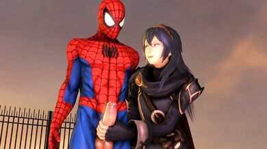 Luscious Lucina's Arachnid Adventure with Spider-Man