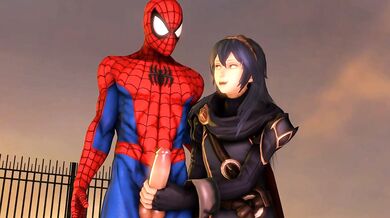 Luscious Lucina's Arachnid Adventure with Spider-Man