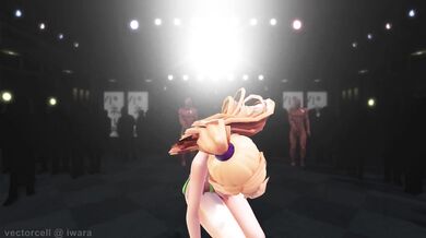 Angela's Ass Invaded by Balzac while Dancing with Vectorcell