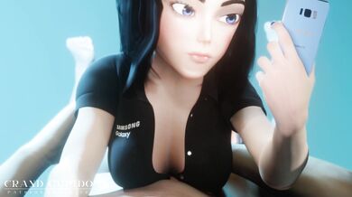 Samsung Slave's Cum-filled Throat Gets Nailed by Dirty Commish