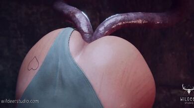 Anal Alien Abduction with Lara Croft - Wildest Fucks Ever!