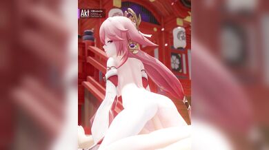 Yae Miko's Sacred Wash: A Tale of Purification and Lust