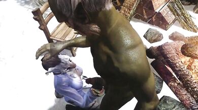 Orc Chieftain's Revenge on Khajiiti Virgin