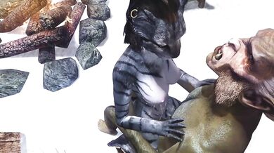 Orc Chieftain's Revenge on Khajiiti Virgin