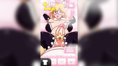 Tittyfucking the Futa Bowsette in a Virtual Reality Game