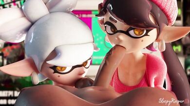 Cumming Inside Callie and Marie's Mouths While They Sleep [Sleepykeeper]