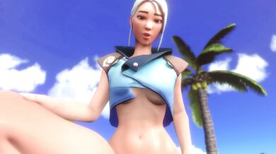 Tits, Tail and Lassoes: Jett Beach Cowgirl Rides Hard!