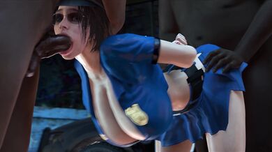 Horny Cop Gets Gangbanged by Thugs in HD
