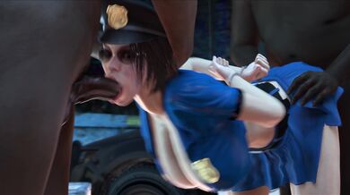 Horny Cop Gets Gangbanged by Thugs in HD