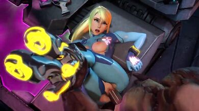 Samus Aran Gets Ravished by Hellknight - Darsovin