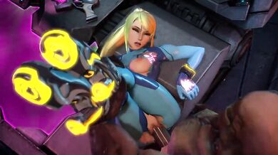 Samus Aran Gets Ravished by Hellknight - Darsovin