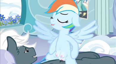 Rainbow Dash and Tempest Shower Together
