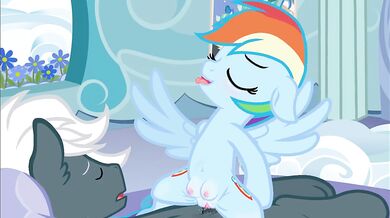 Rainbow Dash and Tempest Shower Together