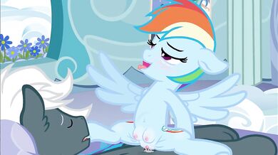 Rainbow Dash and Tempest Shower Together