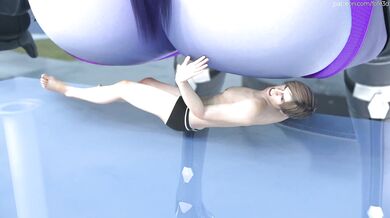 Gigantic Ass Destruction Featuring Widowmaker in Anime Form