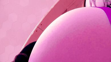 Gigantic Ass Destruction Featuring Widowmaker in Anime Form