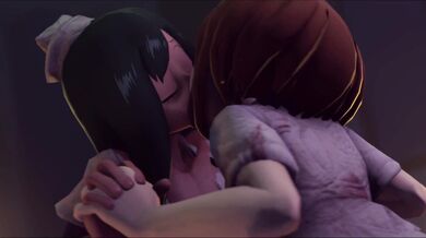 Tits and Ass of My Hero Academia Pair Tsuyu and Uraraka in Great Quality HD Video