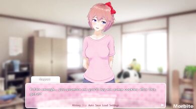 Sayori's Tight Ass Fucked Hard in POV with Morbite Hentai Video