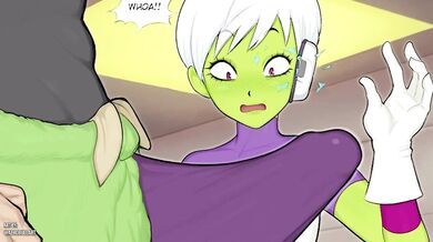 Afrobull's Full Nelson Dominance: Ruby Redva's Delightful Drenching by Cum Skeleton