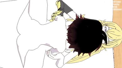 Rest & Relaxation with a Futa x Female Threesome featuring Yang and Ruby