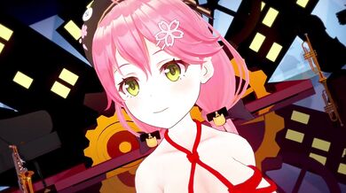 Mikotastic Miko Sakura Banged in Haniwa's Tiny Garden