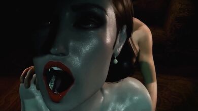 Lady Dimitrescu's Backhole Explosion!