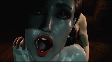 Lady Dimitrescu's Backhole Explosion!