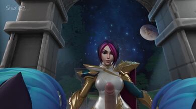 Fucking Fiora's Tight Ass While Gwen Sucks My Cock