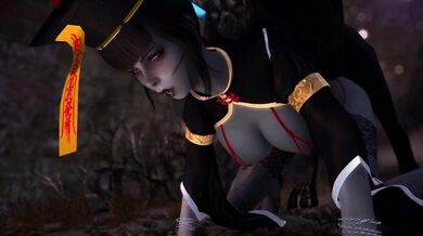 The Undead Girl and Her Hellhound Lover