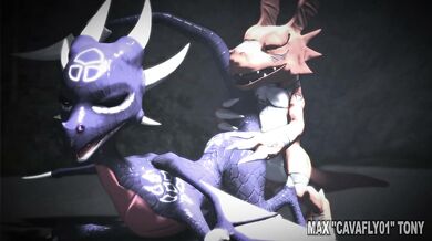 Tentacle Monsters Take Cynder's Virginity