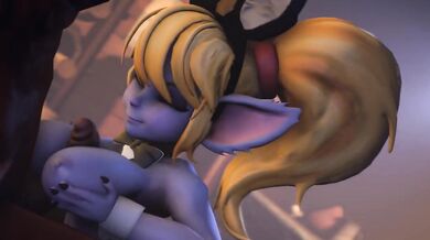 Tight Pussy Squeezing and Anal Penetration by a Horny Boss! - Poppy's New part-time Job at RougeNine