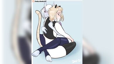 Slam Dumpster: Tunkychunky69's Sweaty Shenanigans with Two Mystery Chicks on Day 26