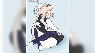 Slam Dumpster: Tunkychunky69's Sweaty Shenanigans with Two Mystery Chicks on Day 26